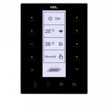 HDL DLP US Touch Panel 8 Buttons Black