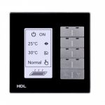 HDL Panel DLP MODERN Series 8 Buttons Black