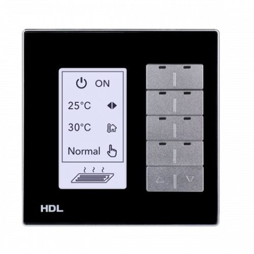 HDL Panel DLP MODERN Series 8 Buttons Black