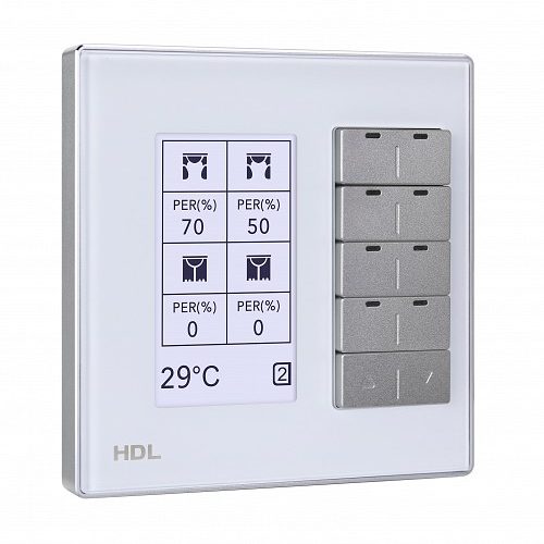 HDL Panel DLP MODERN Series 8 Buttons White