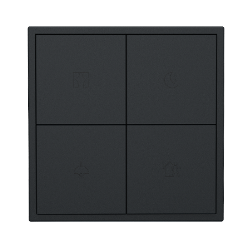 HDL Panel Smart Tile Series 8 Button Ash Grey