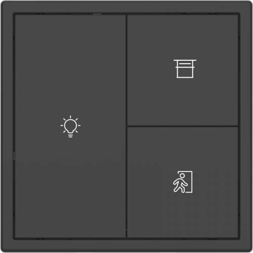 HDL Panel TILE SERIES Ash Grey 3 Button V2.1