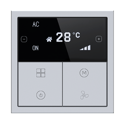 HDL Panel Tile Series OLED Thermostat Space Gray HDL-M/PTOL6.18