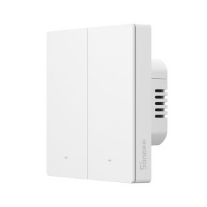 Sonoff M5 Matter WiFi Smart Wall Mechanical Switch 2-Button White