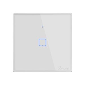 Sonoff T2EU1C-TX WiFi Smart Wall Touch Switch 1-Button White