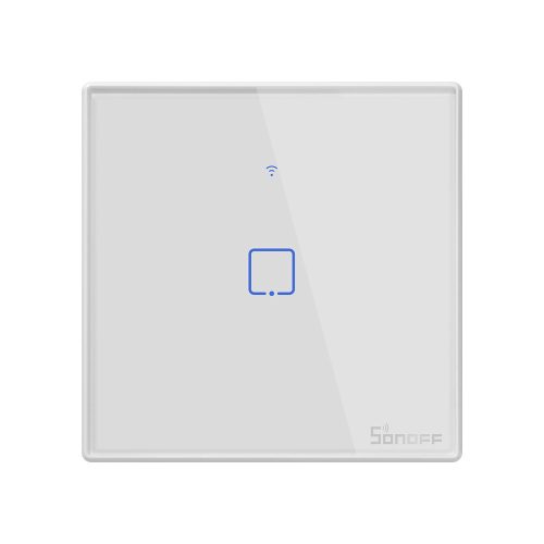 Sonoff T2EU1C-TX WiFi Smart Wall Touch Switch 1-Button White